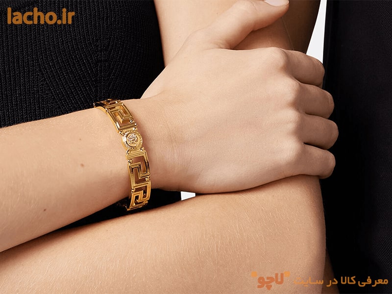 دستبند زنانه طلا با قیمت ارزان