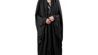 چادر عربی شهر حجاب مدل  عبایی گلدوزی گلسا 3001