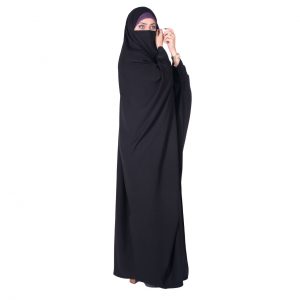 چادر بحرینی شهر حجاب مدل کرپ کن کن ژرژت کد 8041